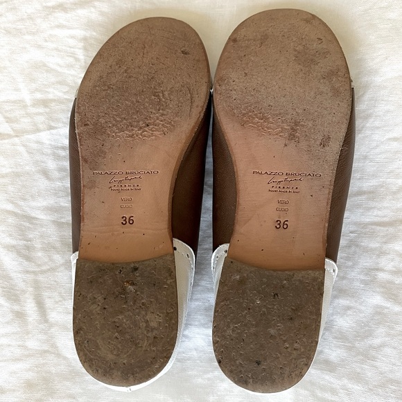 Palazzo Bruciato - women’s leather shoes (Size 5.5 EUR size 36) - Picture 4 of 6